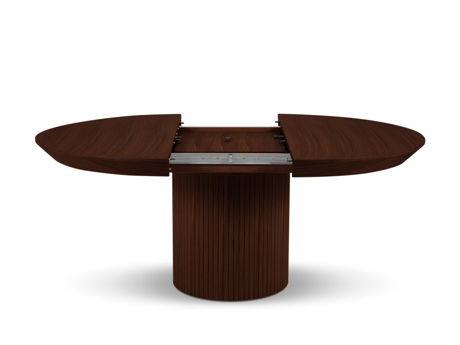 MICADONI Nicole spisebord, m. 1 tillgsplade - brun tr (130/180x130x76)