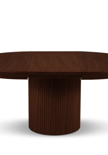 MICADONI Nicole spisebord, m. 1 tillgsplade - brun tr (130/180x130x76)