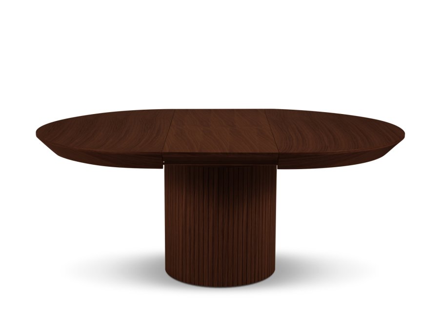 MICADONI Nicole spisebord, m. 1 tillgsplade - brun tr (130/180x130x76)