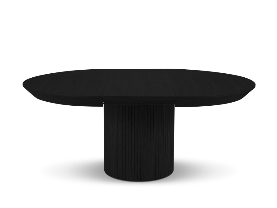 MICADONI Nicole spisebord, m. 1 tillgsplade - sort tr (130/180x130x76)