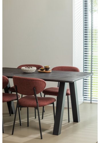 WOOOD Tablo Utrecht bordben - sort metal