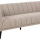 ACT NORDIC Tampa 3 pers. sofa - beige stof og sort gummitr
