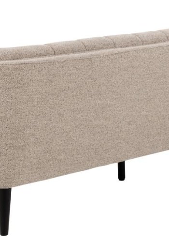 ACT NORDIC Tampa 3 pers. sofa - beige stof og sort gummitr