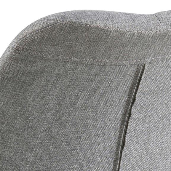 ACT NORDIC Dima barstol, m. rygln, fodsttte og lynls - lysegr stof og natur gummitr