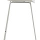 ACT NORDIC Tina barstol, m. rygln og fodsttte - hvid PU/polypropylen og hvid stl