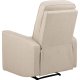 ACT NORDIC Asila recliner lnestol, manuel, m. armln og posefjedre - beige stof og sort stl