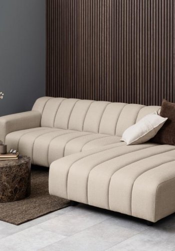 ACT NORDIC Dice sofabord, rund - brun marmor Delhi ru papir (58) (st med 2)