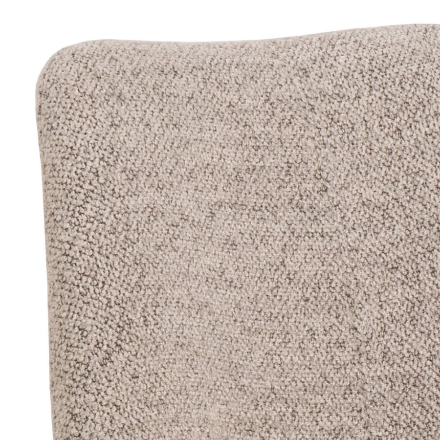 ACT NORDIC Eris spisebordsstol - beige stof og sort stl