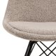 ACT NORDIC Eris spisebordsstol - beige stof og sort stl