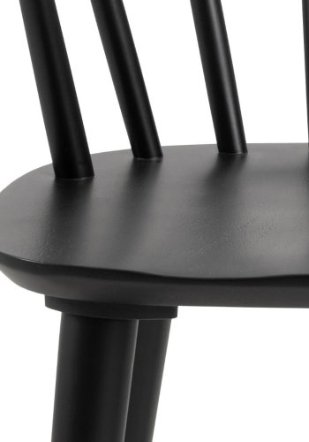 ACT NORDIC Ida spisebordsstol, m. armln - mat sort gummitr