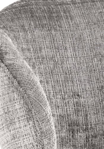 ACT NORDIC Darlene spisebordsstol, m. armln, drejefunktion, retur drej - gr stof og sort stl