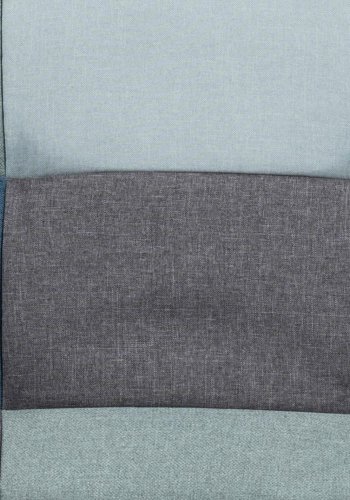 ACT NORDIC Faith sovesofa, m. click & clack - multifarvet/gr patchwork stof og krom stl (196x98)