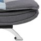 ACT NORDIC Faith sovesofa, m. click & clack - multifarvet/gr patchwork stof og krom stl (196x98)