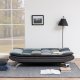 ACT NORDIC Faith sovesofa, m. click & clack - multifarvet/gr patchwork stof og krom stl (196x98)