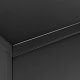 ACT NORDIC Avignon vghngt natbord, m. 2 skuffer - sort MDF (37x32)