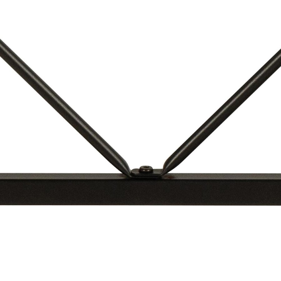 ACT NORDIC Bahamas skrivebord, rektangulr - mat rustik eg ru melamin og sort (120x60)