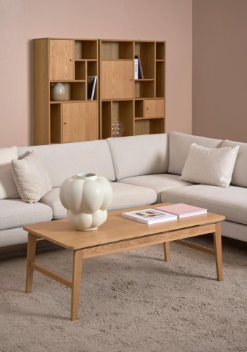 ACT NORDIC Essex sofabord, rektangulr - UV lakeret egefiner og NC lak eg (120x60)