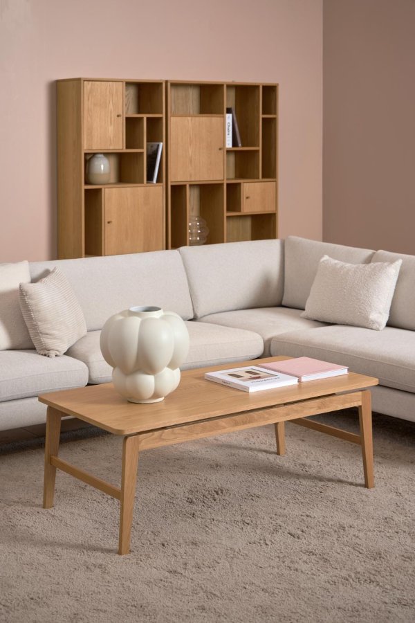 ACT NORDIC Essex sofabord, rektangulr - UV lakeret egefiner og NC lak eg (120x60)