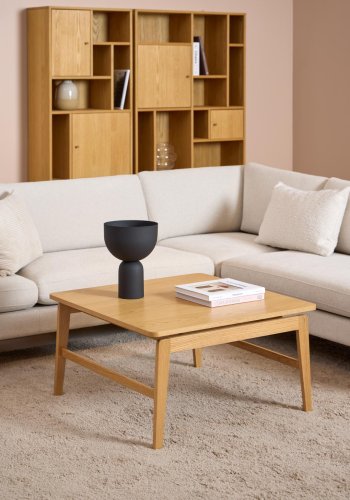 ACT NORDIC Essex sofabord, kvadratisk - UV lakeret egefiner og NC lak eg (80x80)