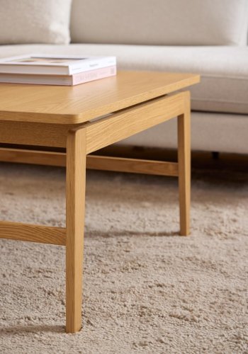 ACT NORDIC Essex sofabord, kvadratisk - UV lakeret egefiner og NC lak eg (80x80)