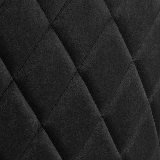 ACT NORDIC Louise spisebordsstol - sort stof og mat sort stl