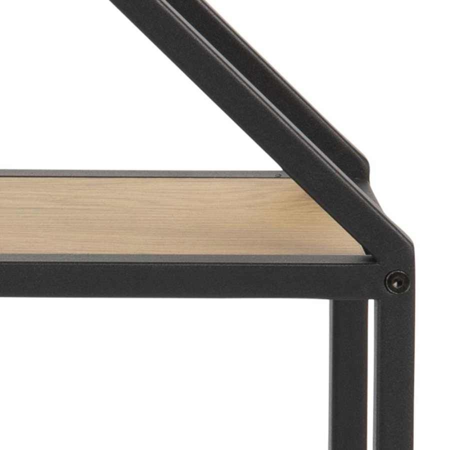 ACT NORDIC Seaford vghylde, ottekantet - mat vild eg ru melamin og sort stl