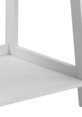 ACT NORDIC Wally reol, m. trappeform og 5 hylder - hvid MDF