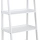 ACT NORDIC Wally reol, m. trappeform og 4 hylder - hvid MDF