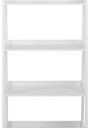 ACT NORDIC Wally reol, m. trappeform og 4 hylder - hvid MDF