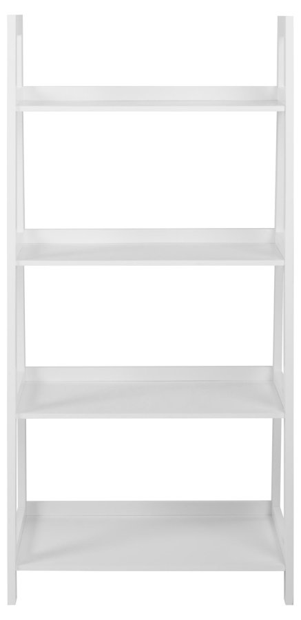 ACT NORDIC Wally reol, m. trappeform og 4 hylder - hvid MDF