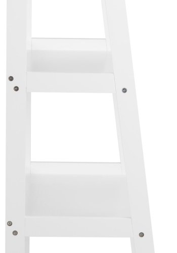 ACT NORDIC Wally reol, m. trappeform og 4 hylder - hvid MDF