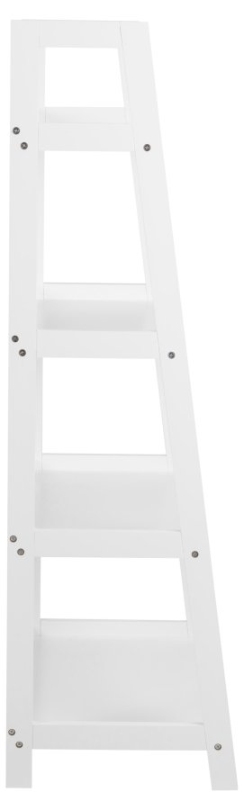 ACT NORDIC Wally reol, m. trappeform og 4 hylder - hvid MDF