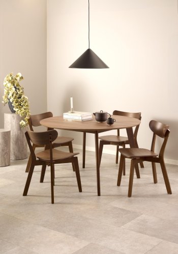 ACT NORDIC Dice piedestal, rund - gr marmor river ru papir (34) (st med 2)