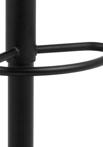 ACT NORDIC Lucy barstol, m. rygln, fodsttte, drejefunktion - sand stof og sort egefiner/stl