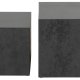 ACT NORDIC Dice sofabord, kvadratisk - sort Ocean ru papir (st af 2)