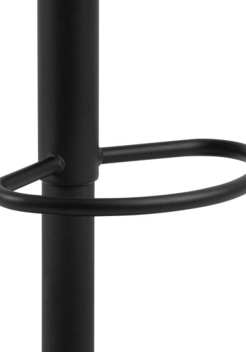 ACT NORDIC Grace barstol, m. rygln, armln, fodsttte, drejefunktion - sand stof og sort stl