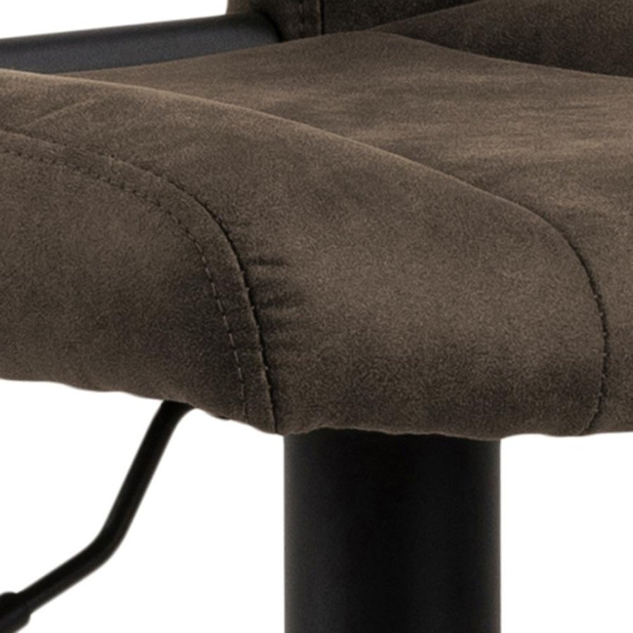 ACT NORDIC Sylvia barstol, m. rygln, fodsttte, drejefunktion, gaspatron - antracit stof/sort stl