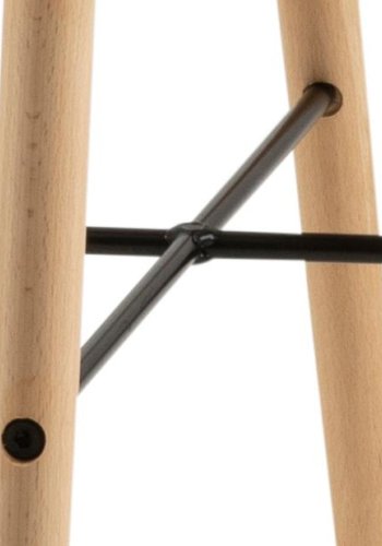 ACT NORDIC I_Luna spisebordsstol, m. armln, hvid PU, mat hvid polypropylen og mat bg