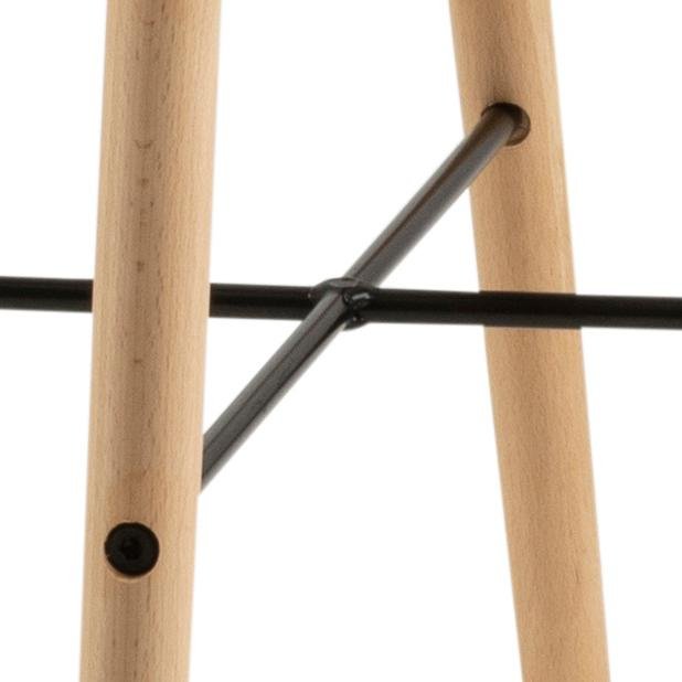 ACT NORDIC I_Luna spisebordsstol, m. armln, hvid PU, mat hvid polypropylen og mat bg