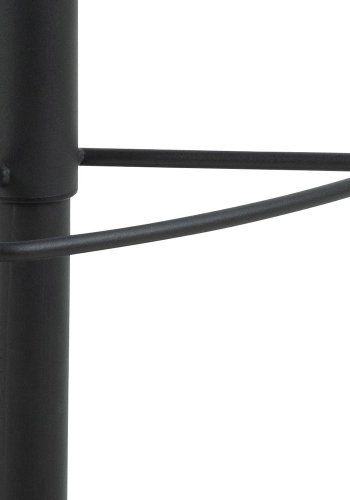 ACT NORDIC Sylvia barstol, m. rygln, fodsttte, drejefunktion, gaspatron - beige stof/sort stl