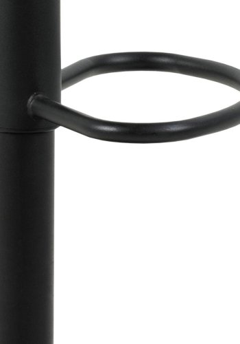 ACT NORDIC Brooke barstol, m. rygln, armln, fodsttte, drejefunktion - taupe stof og sort stl