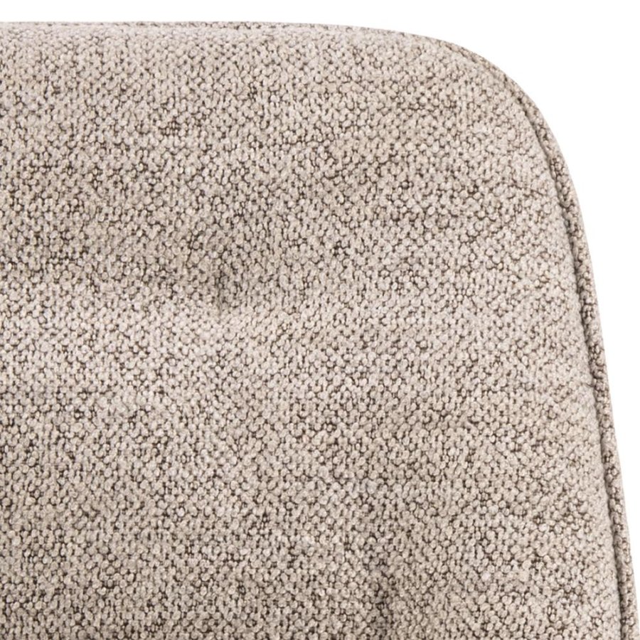 ACT NORDIC Brooke spisebordsstol - beige stof og sort stl