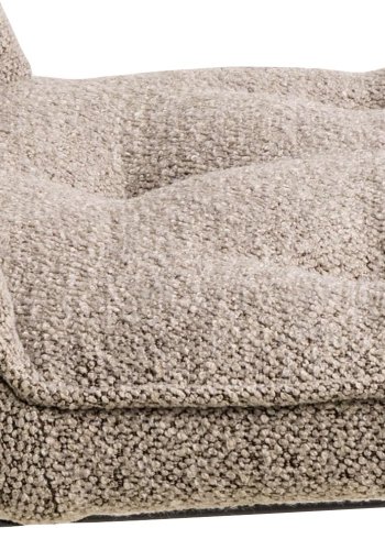 ACT NORDIC Brooke spisebordsstol - beige stof og sort stl