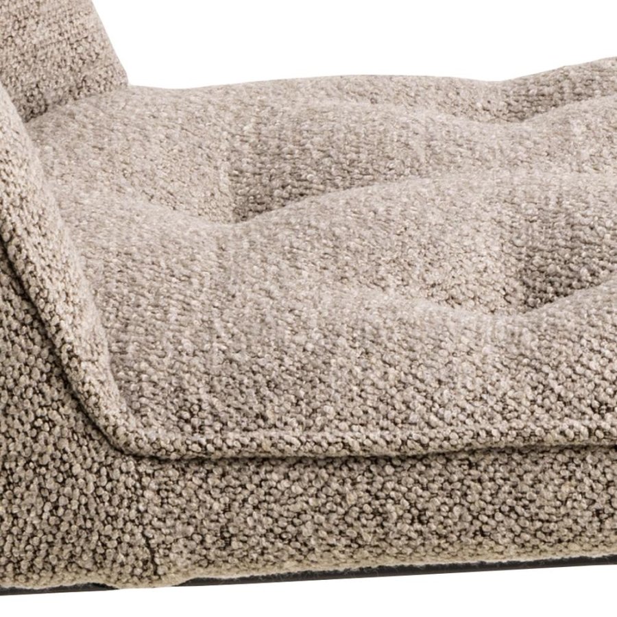 ACT NORDIC Brooke spisebordsstol - beige stof og sort stl