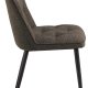 ACT NORDIC Brooke spisebordsstol - taupe stof og sort stl