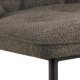 ACT NORDIC Brooke spisebordsstol - taupe stof og sort stl