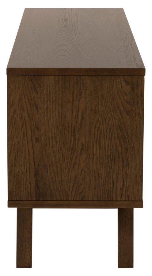 ACT NORDIC A-Line sknk, m. 1 skydelge, 1 hylde og 4 skuffer - rgfarvet egefinér