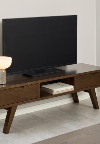 ACT NORDIC A-Line TV-bord, m. 2 skuffer og 1 rum - rgfarvet egefiner (150x40)