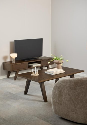 ACT NORDIC A-Line sofabord, rektangulr - rgfarvet egefinér (130x70)