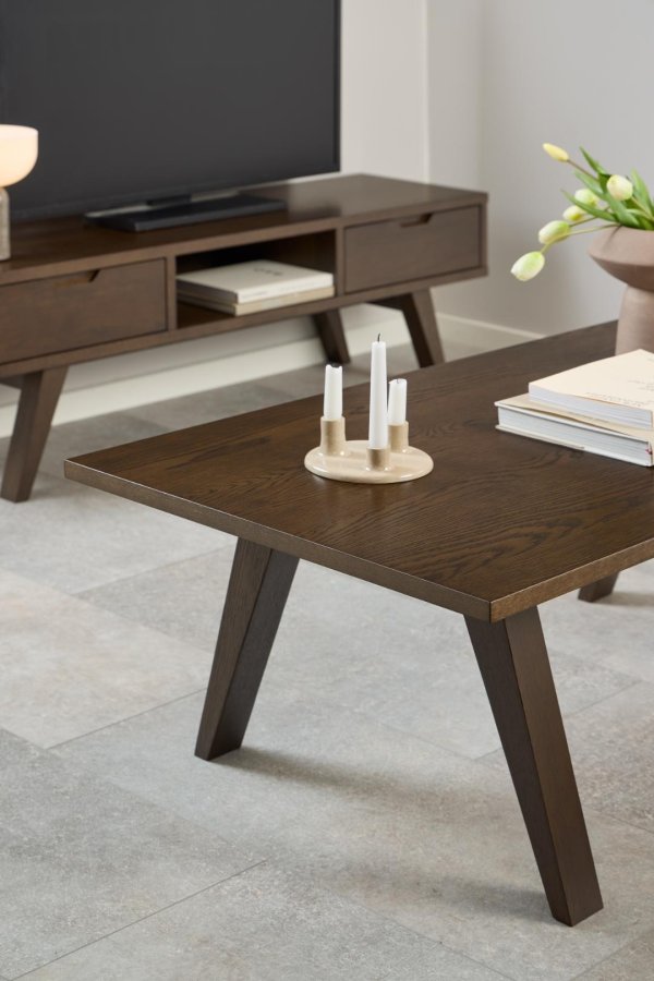 ACT NORDIC A-Line sofabord, rektangulr - rgfarvet egefinér (130x70)